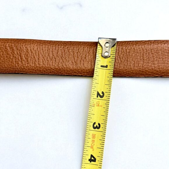 Men's Size 42 Genuine Leather Brown Belt - Picture 10 of 10